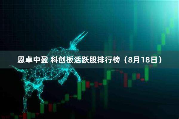 恩卓中盈 科创板活跃股排行榜（8月18日）