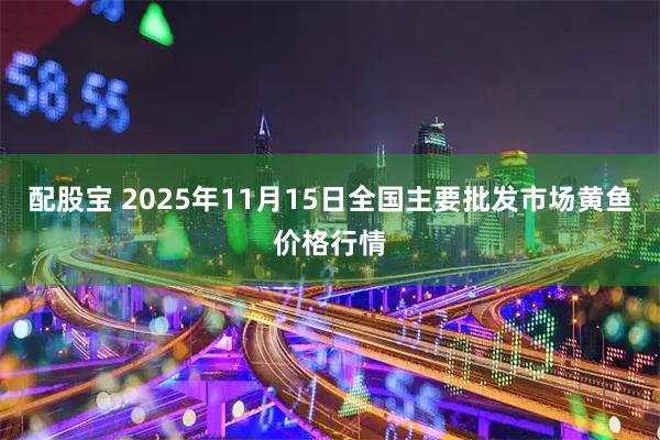 配股宝 2025年11月15日全国主要批发市场黄鱼价格行情