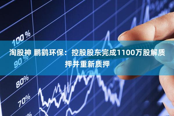 淘股神 鹏鹞环保：控股股东完成1100万股解质押并重新质押